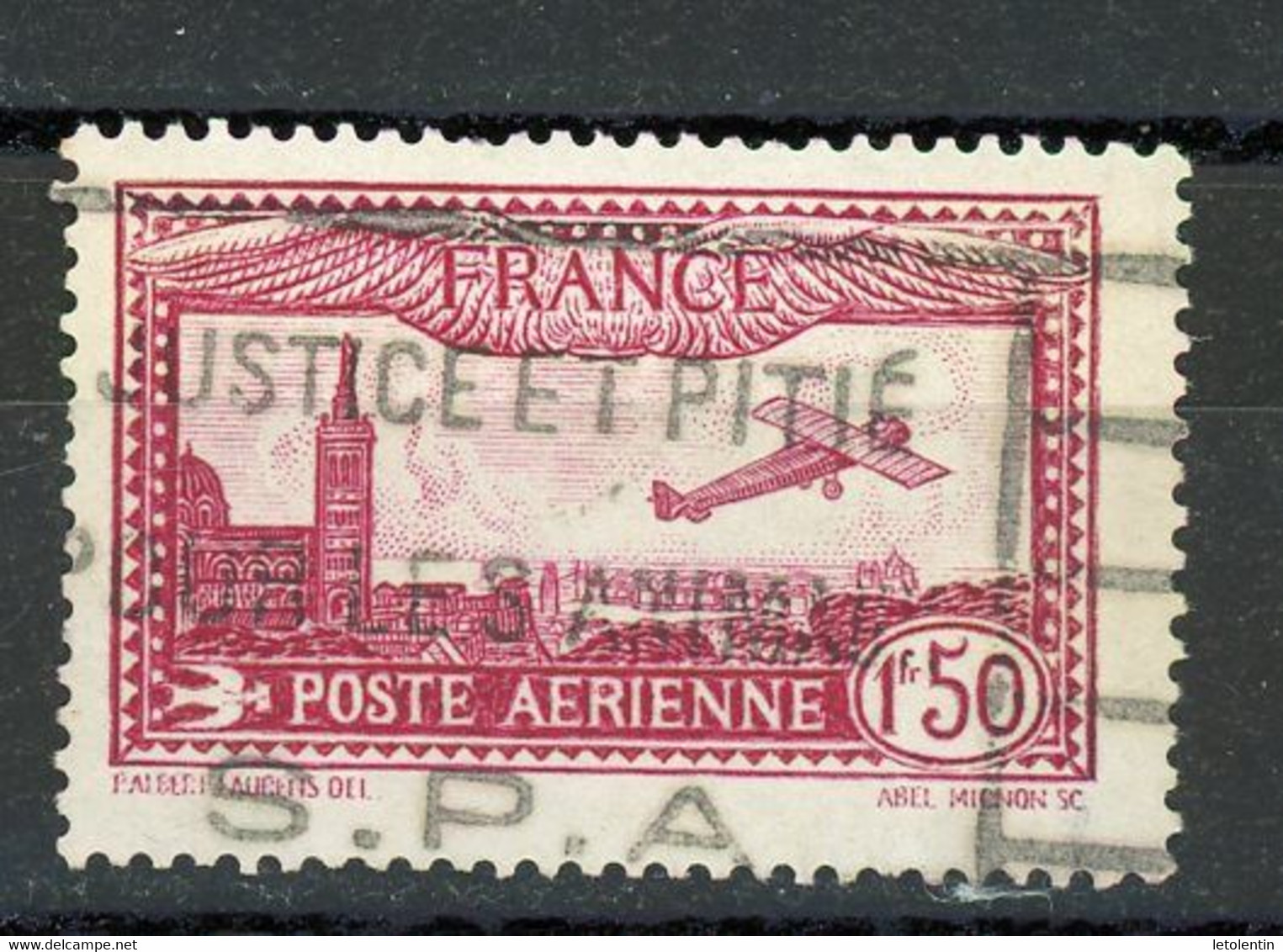 FRANCE -  POSTE AERIENNE - N° Yvert N° 5 OBLI. - 1927-1959 Afgestempeld