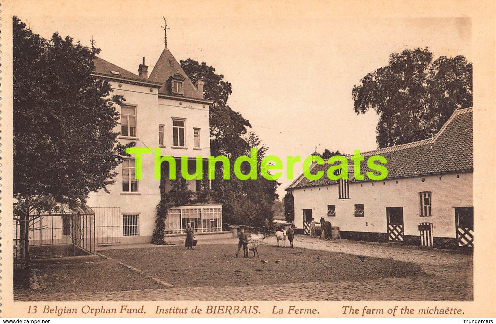 CPA BELGIAN ORPHAN FUND INSTITUT DE BIERBAIS MONT SAINT GUIBERT - Mont-Saint-Guibert