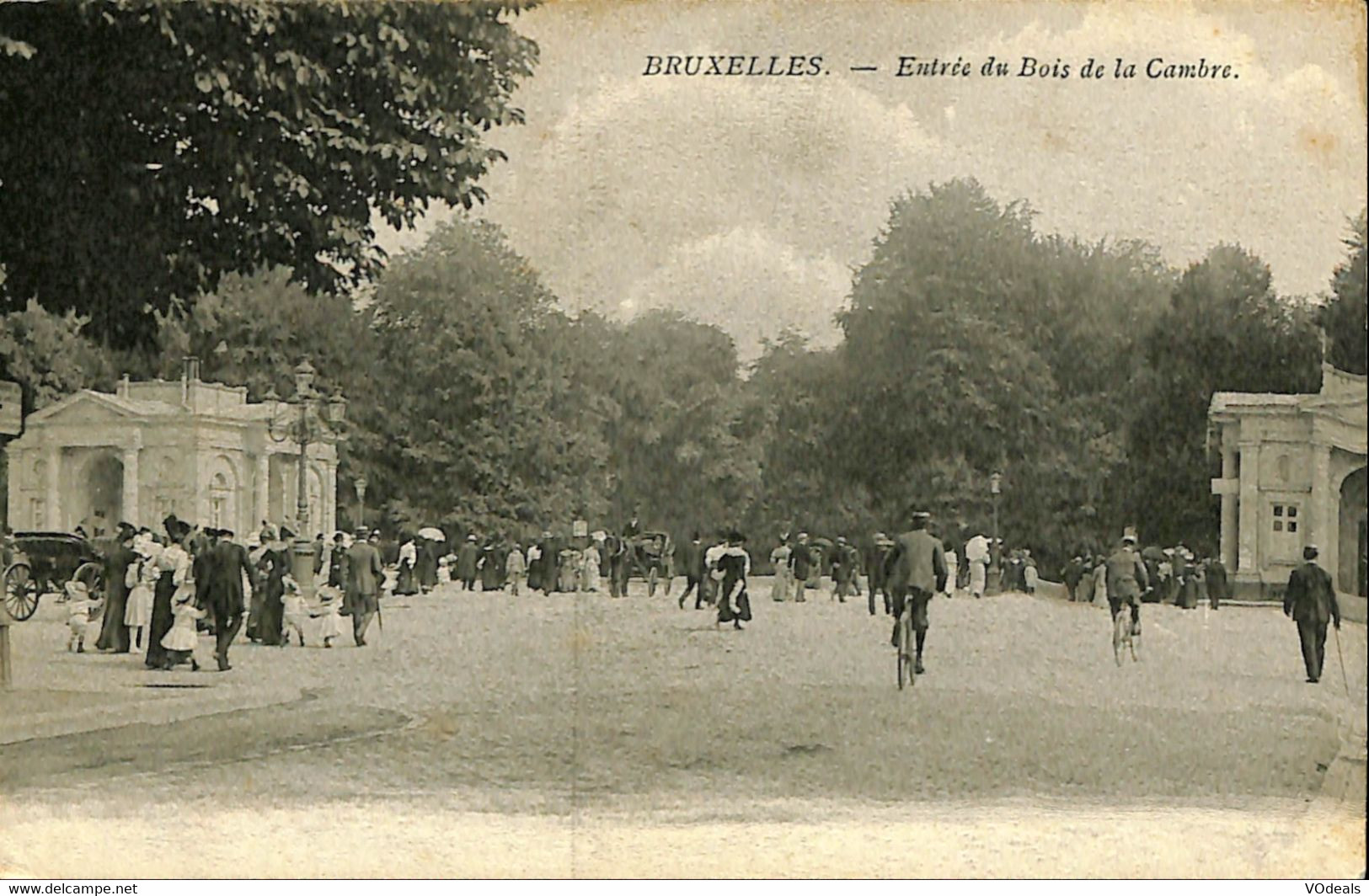 035 708 - CPA - Belgique - Bruxelles - Entrée Du Bois De La Cambre - Forêts, Parcs, Jardins