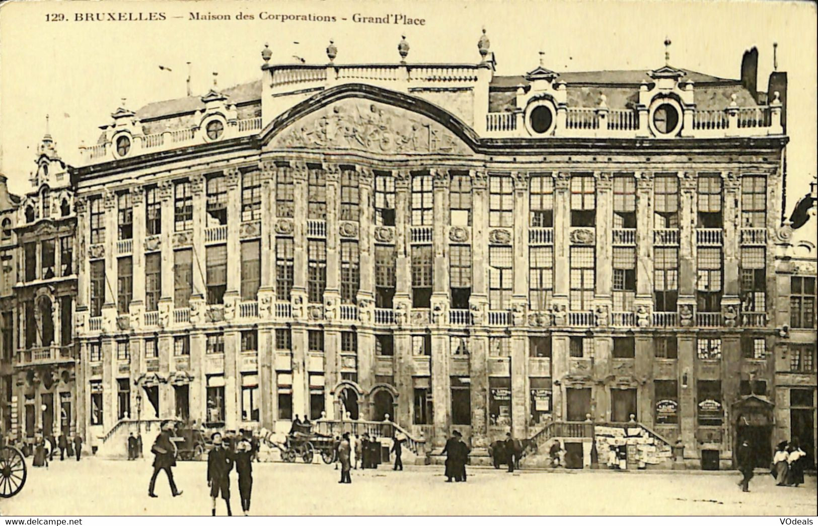 035 709 - CPA - Belgique - Bruxelles - Maison Des Corporations - Grand'Place - Monumenti, Edifici