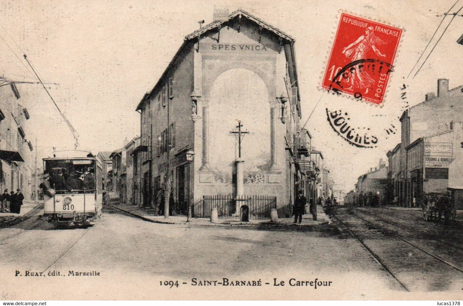13 / MARSEILLE / SAINT BARNABE / LE CARREFOUR / TRES BEAU PLAN TRAMWAY / RUAT 1094 - Saint Barnabé, Saint Julien, Montolivet
