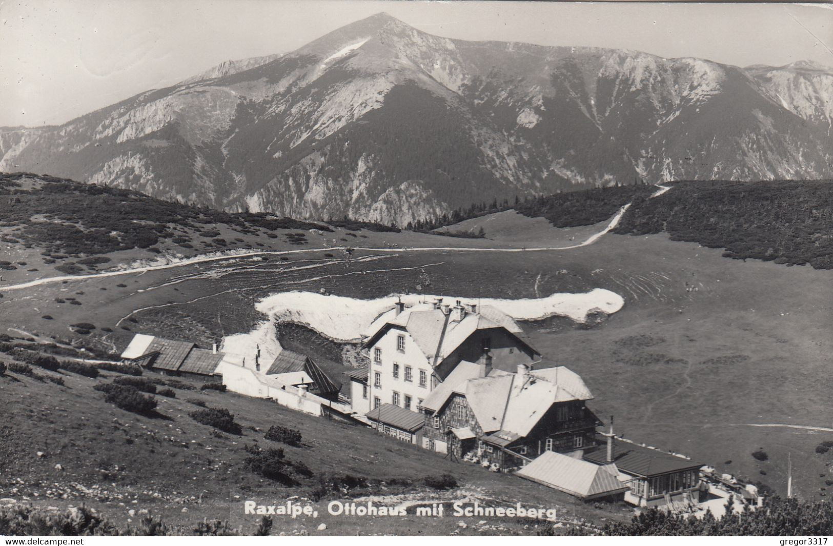 A497) RAXALPE - Ottohaus Mit Schneeberg - Sehr Schöne Alte AK !! - Raxgebiet