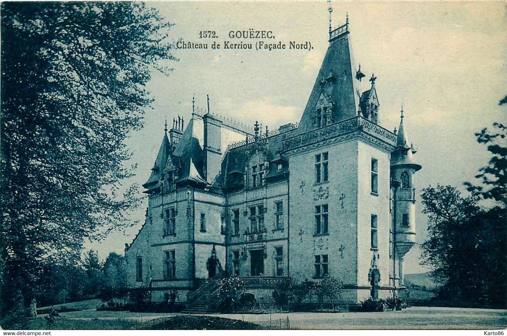 Gouézec * Le Château De Kerriou * La Façade Nord - Gouézec