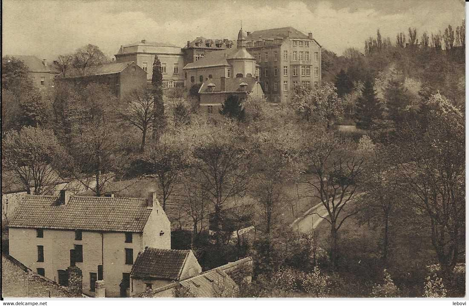 „Maison-mère Des Soeurs De La Charité De N-D De Bonne Espérance – Vue Prise Des Remparts“ Ed. A. Dohmen, Bxl - Binche