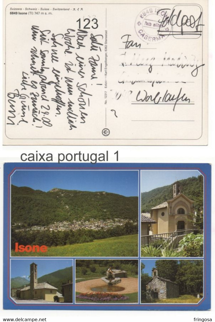 FELDPOST: 6849 ISONE CASERMA - Postmarks