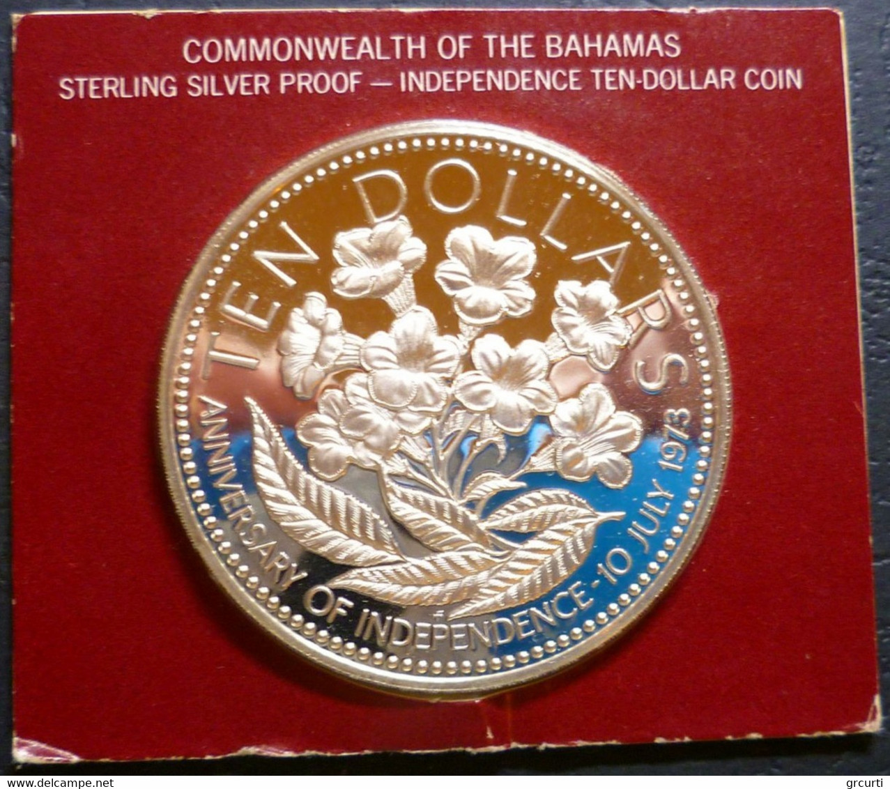 Bahamas - 10 $ 1975 - Anniversario Dell'Indipendenza - KM# 76a - Bahamas