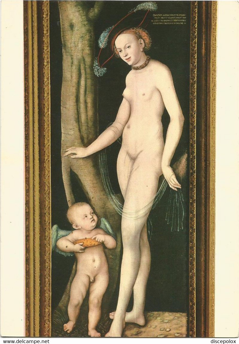 AA2522 Lucas Cranach - Venere E Amore - Roma Galleria Borghese - Dipinto Paint Peinture / Non Viaggiata - Paintings