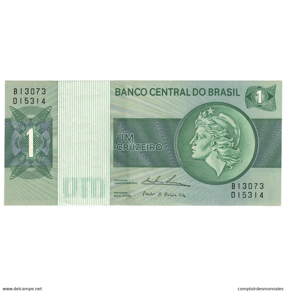 Billet, Brésil, 1 Cruzeiro, 1975, KM:191Ab, TTB+ - Brésil