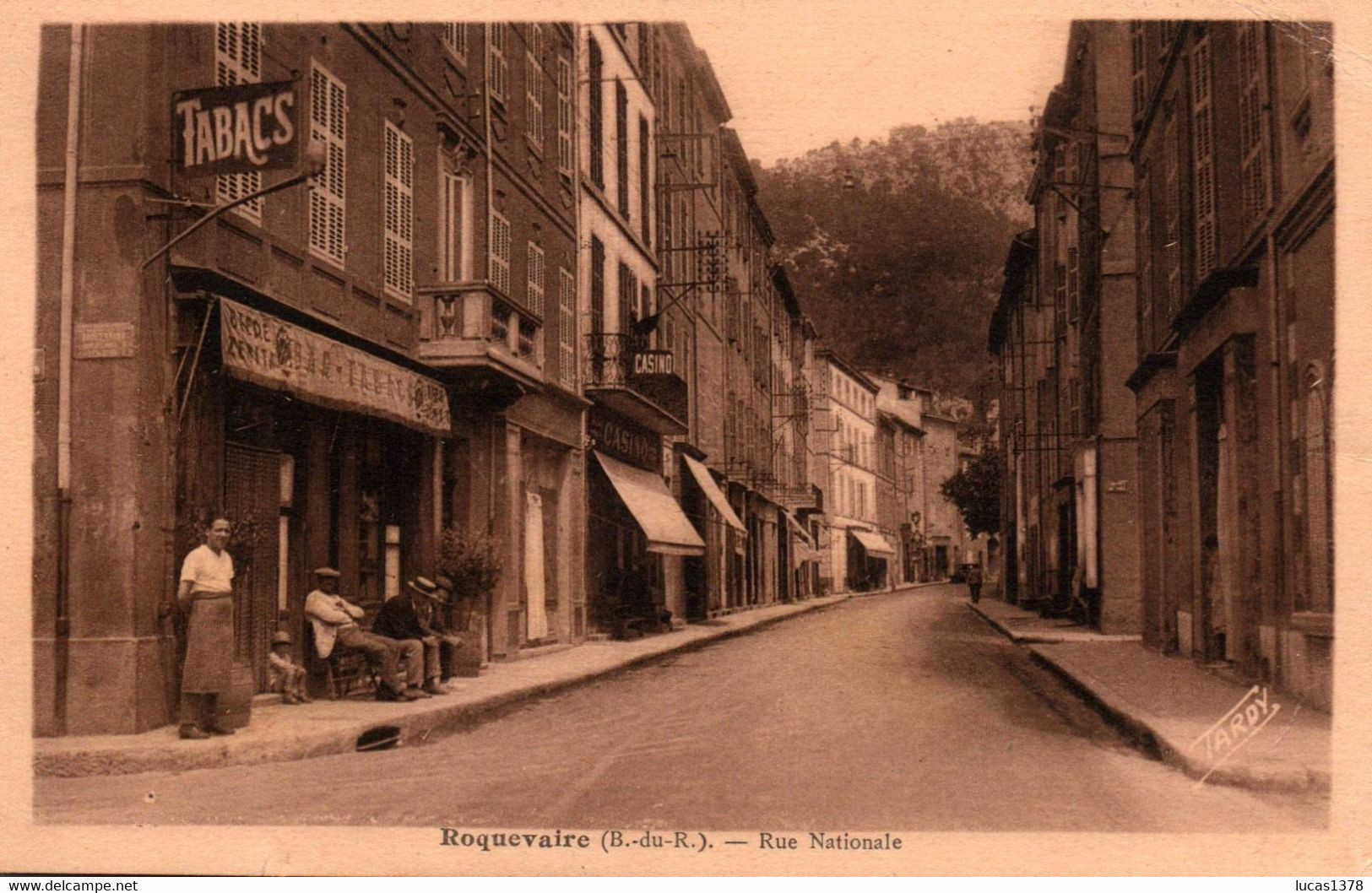 13 / ROQUEVAIRE /  RUE NATIONALE / TABAC / PLAN RARE / EDIT TARDY - Roquevaire