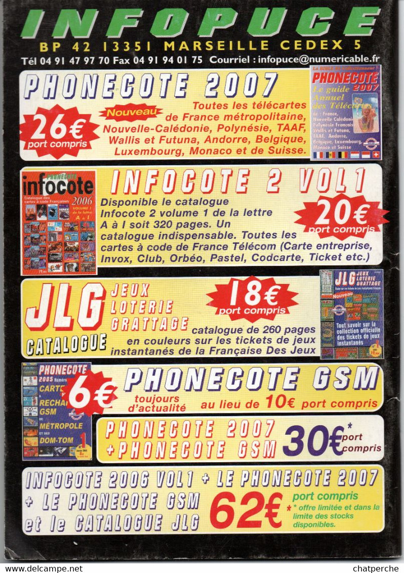 REVUE INFOPUCE PHONECOTE 2007 DOSSIER SPÉCIAL VIDÉO-FUTUR - Verzamelaars