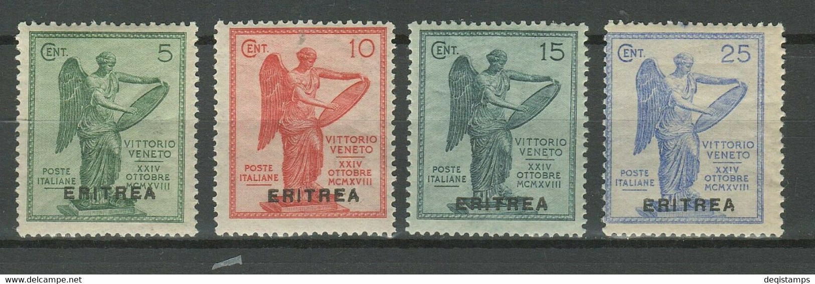 Taly 1922 Eritrea ☀ Early Victory Issue, Full Set ☀ MH* - Eritrea