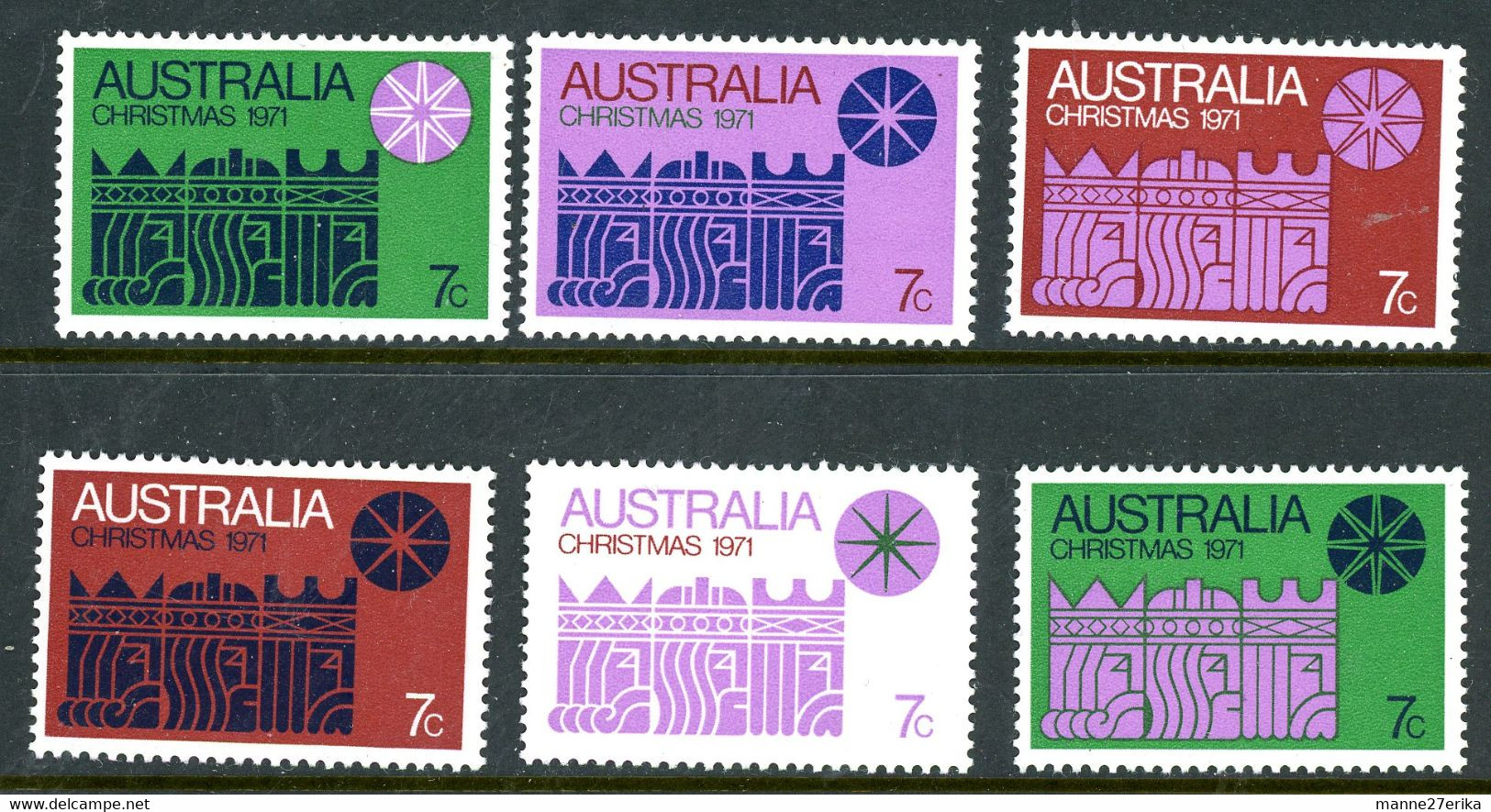 Australia MH 1971 Christmas - Ungebraucht