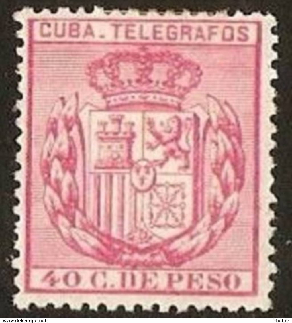 CUBA - Armoiries - Telegraafzegels