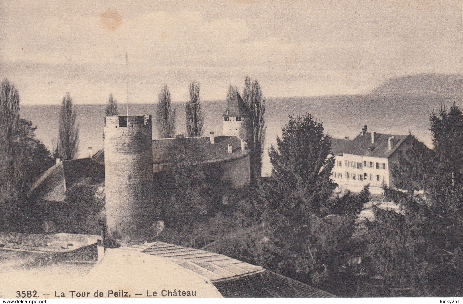 Suisse - Châteaux - La Tour De Peilz - Le Château - Circulée 30/04/1909 - Au