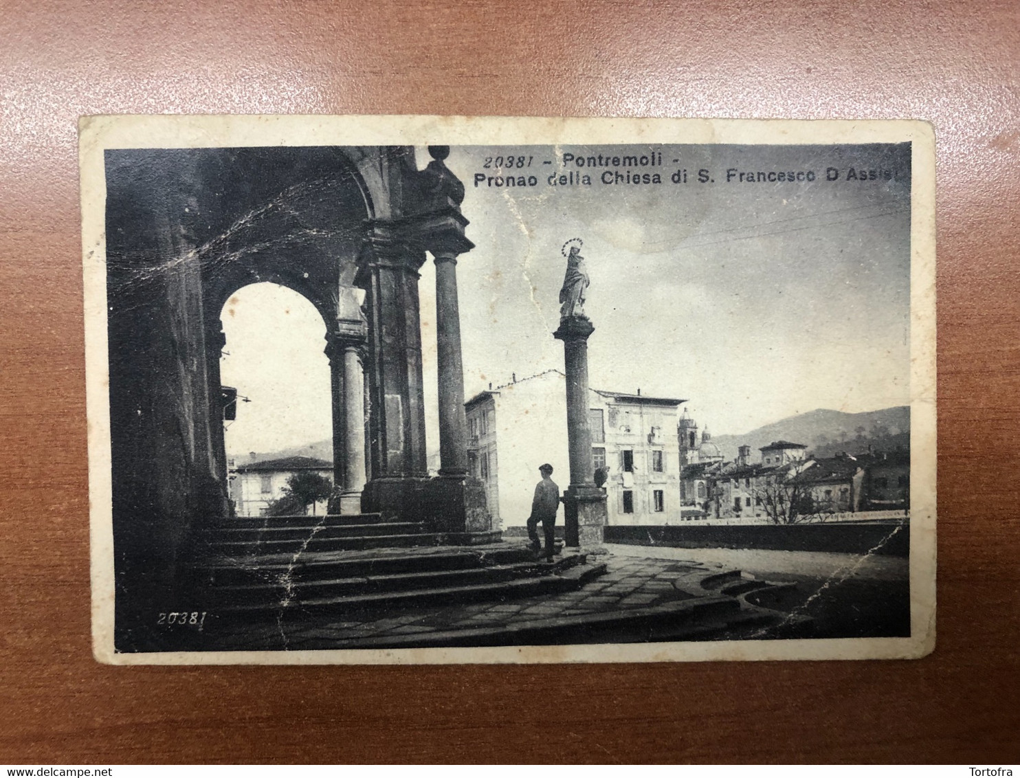 PONTREMOLI ( MASSA ) PRONAO DELLA CHIESA DI S. FRANCESCO D’ASSISI 1934 - Massa