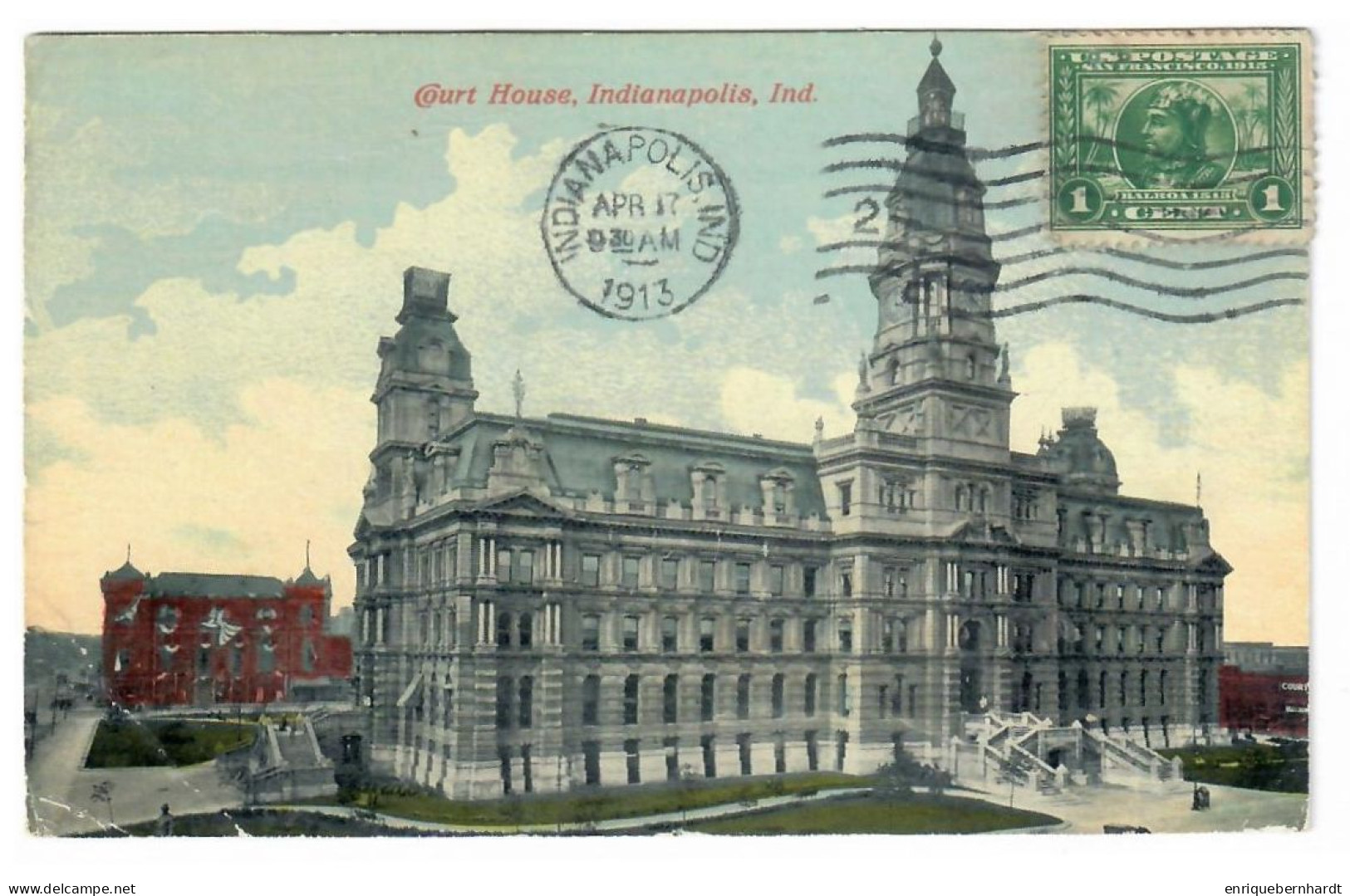 UNITED STATES // INDIANAPOLIS // COURT HOUSE // 1913 - Indianapolis