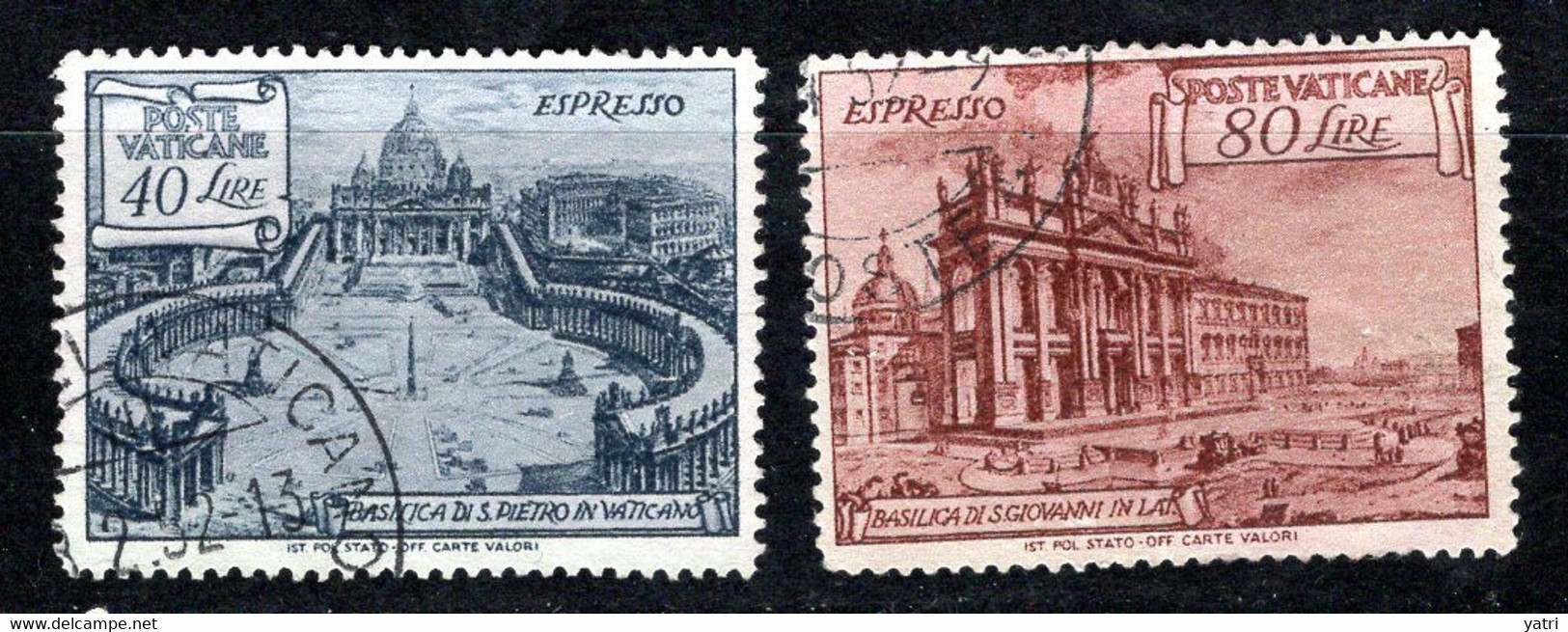 Vaticano (1949) - Basiliche, Espressi (o) - Express