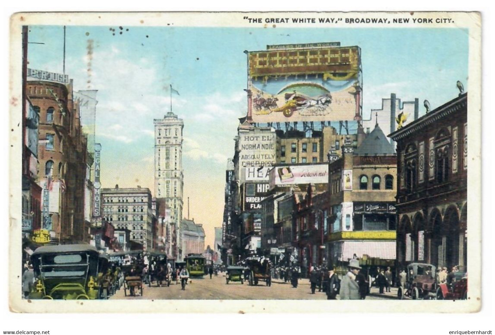 UNITED STATES // NEW YORK CITY // BROADWAY // THE GREAT WHITE WAY // 1914 - Broadway