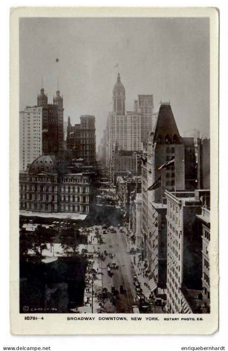 UNITED STATES // NEW YORK CITY // BROADWAY DOWNTOWN // 1916 - Broadway