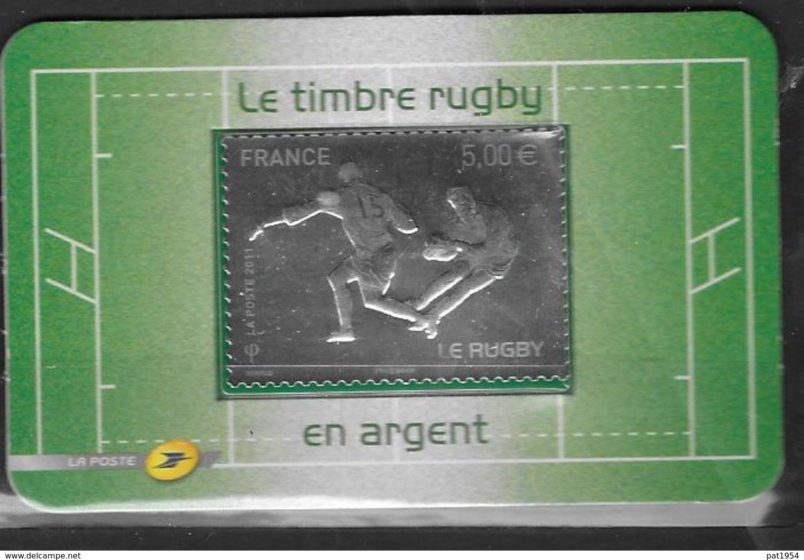 France 2011 Timbre Adhésif N° 597 Neuf Le Rugby En Argent à La Faciale - Autres & Non Classés