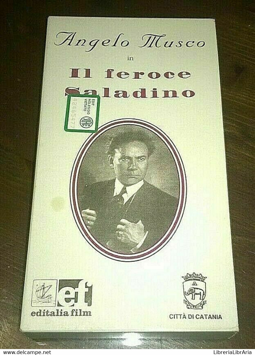 Angelo Musco In Il Feroce Saladino - Vhs - 1995 -editalia Film -F - Lotti E Collezioni