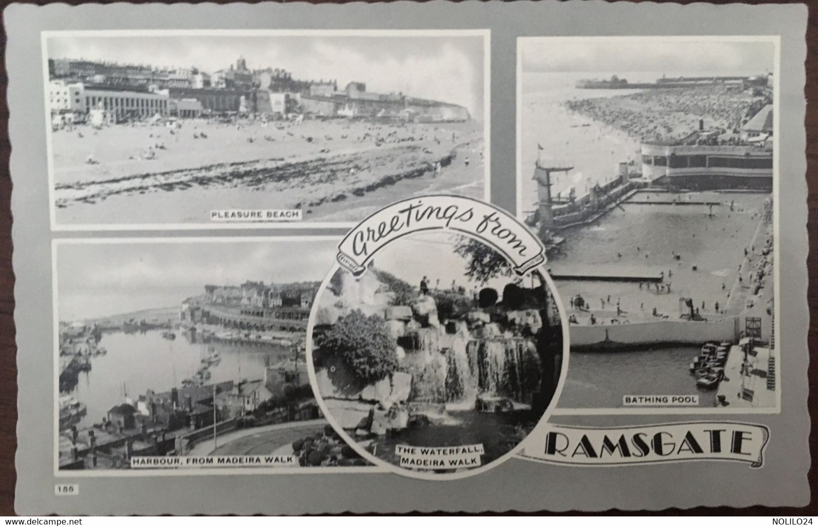 CPSM, écrite,, MULTIVUES RAMSGATE, "Greetings From Ramsgate", Multiviews, ROYAUME UNIS KENT UK - Ramsgate