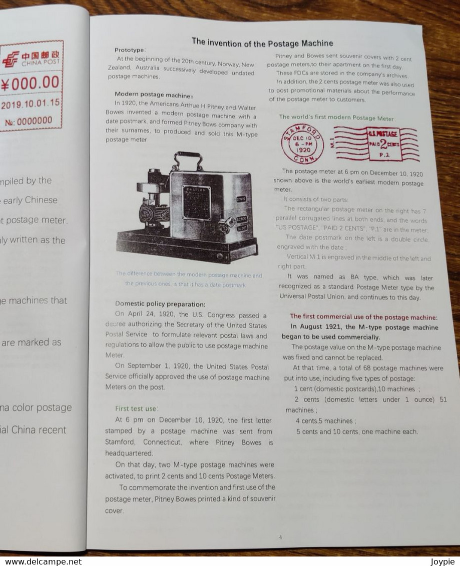 "Catalog Of China Special Color Postage Meter 2018-2020" More Complete, More Detailed,Full English - Briefe U. Dokumente