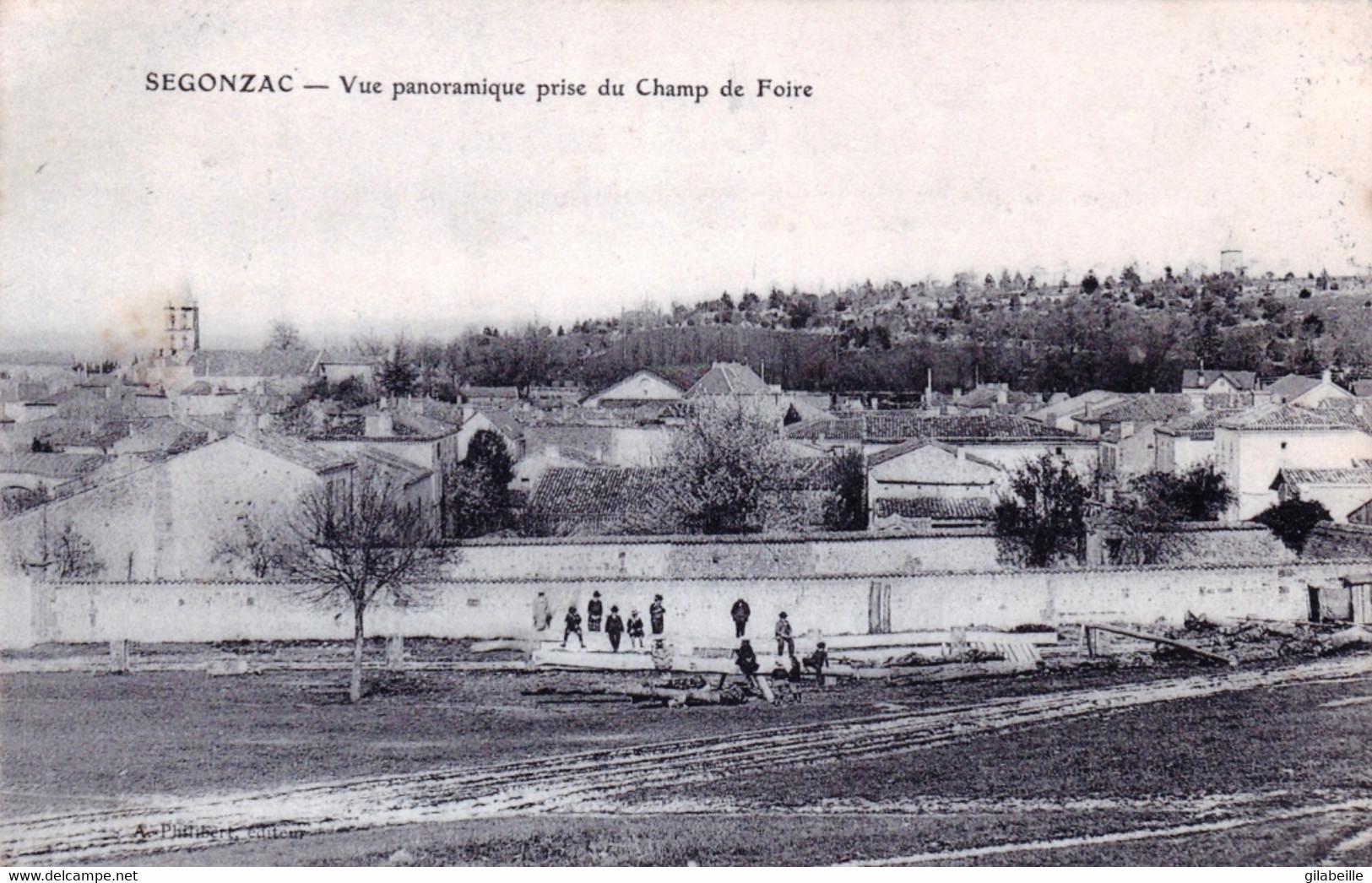 16 - Charente -  SEGONZAC - Vue Panoramique Prise Du Champ De Foire - 1905 - Autres & Non Classés