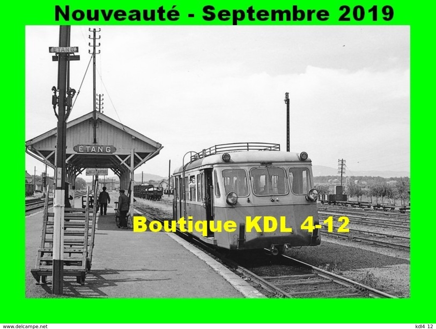 AL 603 - Autorail Billard A 75 D En Gare D'ETANG-SUR-ARROUX - Saône Et Loire - CFD Morvan - Trenes