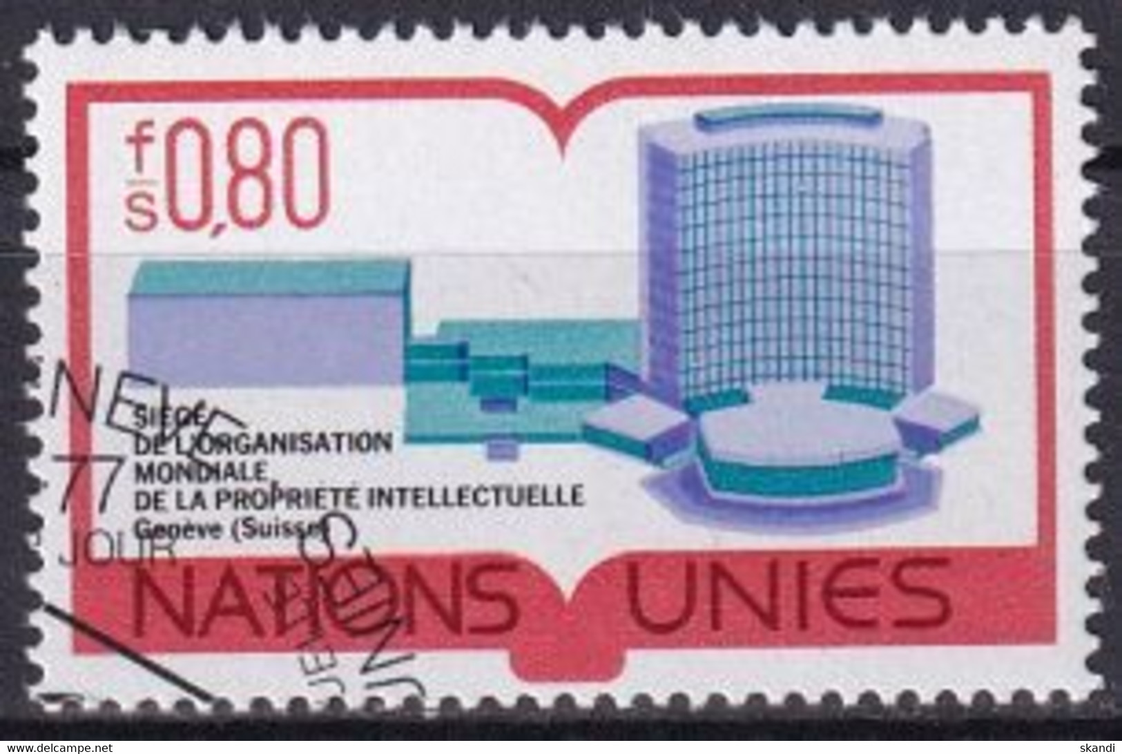 UNO GENF 1977 Mi-Nr. 63 O Used - Aus Abo - Oblitérés