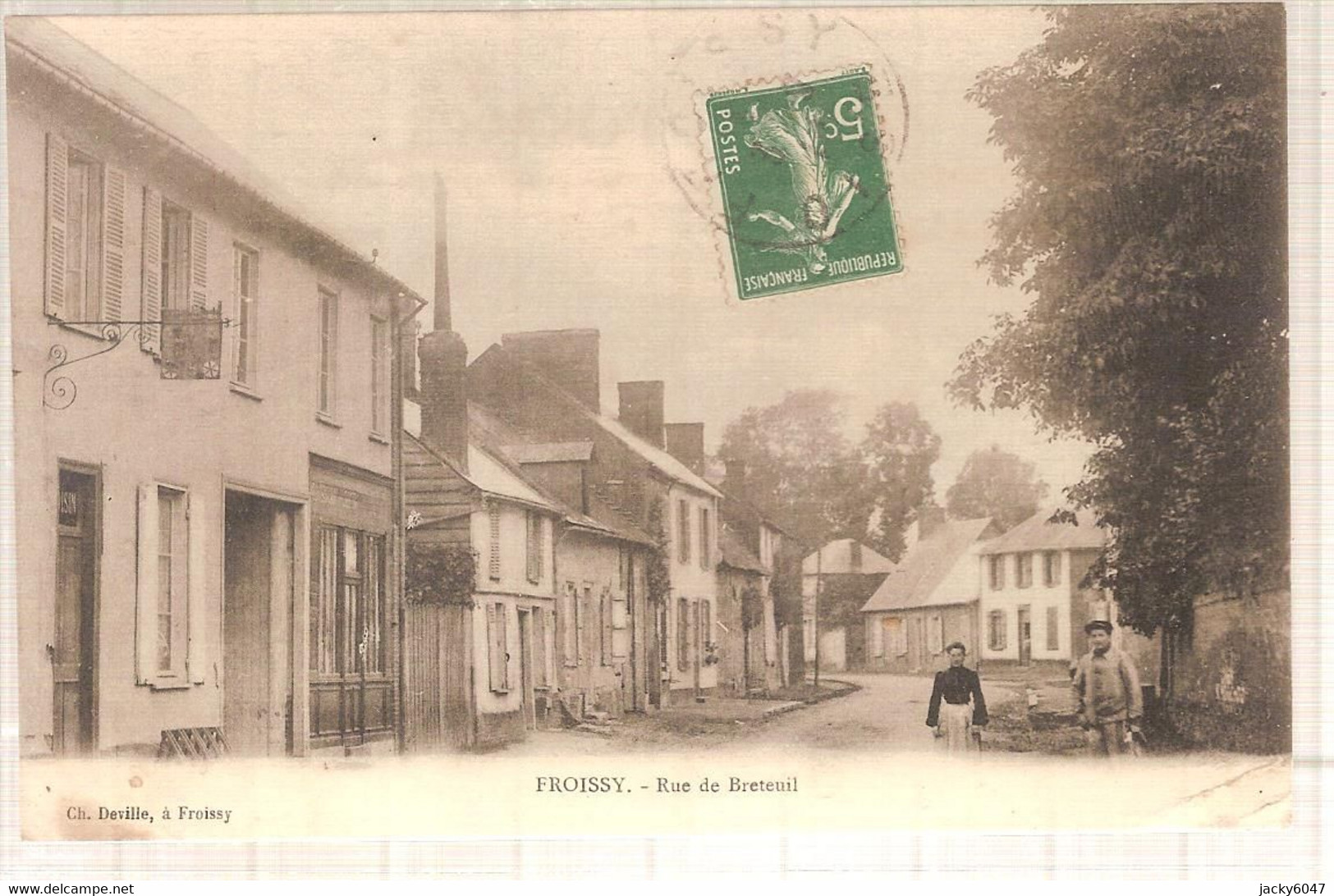 60 - Froissy (oise) - Rue De Breteuil - Froissy
