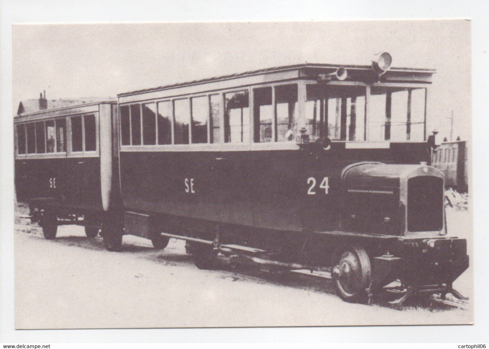 - REPRODUCTION CPA ANGERS-LES-NOYERS (49) - Autorail DE DION BOUTON Et Sa Remorque - - Angers