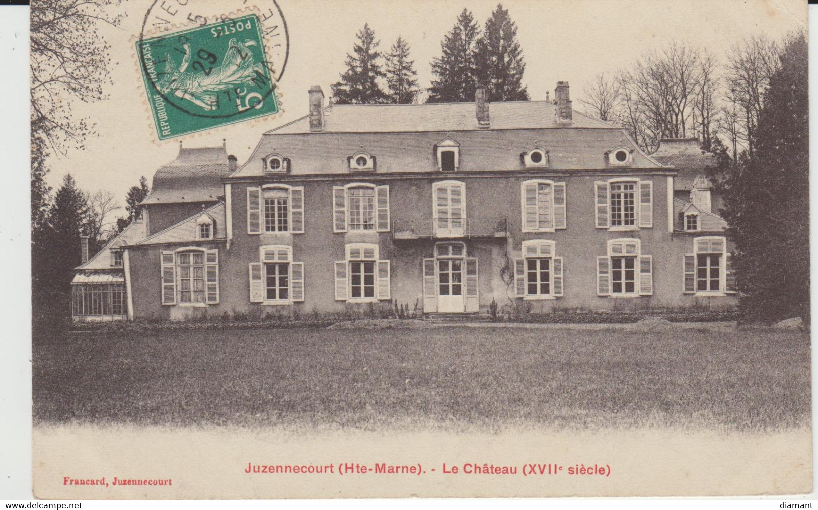 JUZENNECOURT (52) - Le Château - état Correct - Juzennecourt