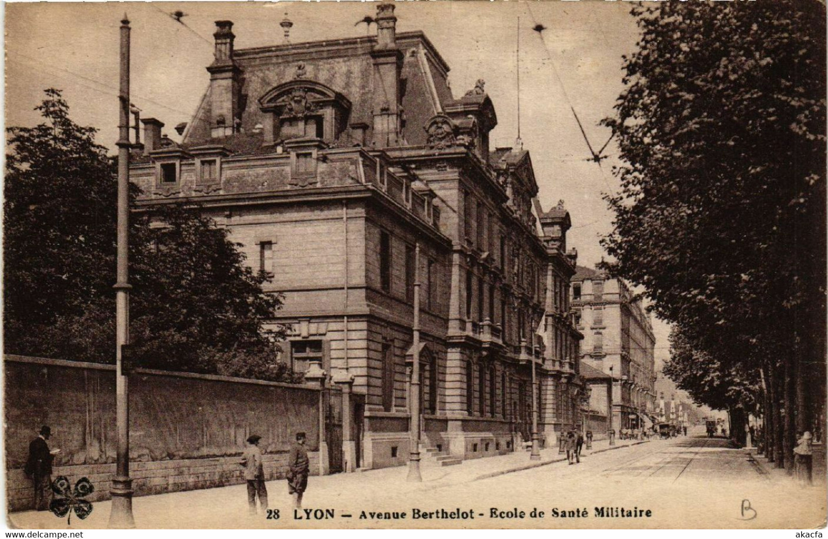 CPA LYON - Avenue Berthelot École De Sante Militaire (427143) - Lyon 8