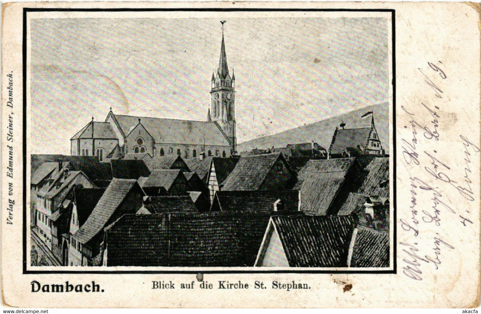 CPA DAMBACH-Blick Auf Die Kirche St-Stephan (429680) - Dambach-la-ville