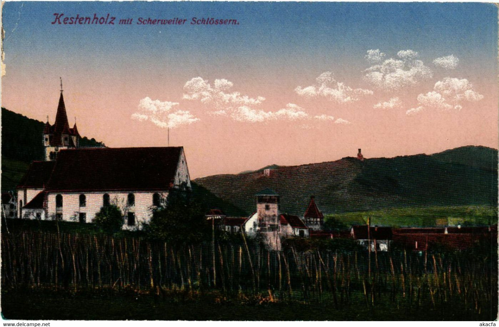 CPA AK KESTENHOLZ Mit SCHERWEILER Schlossern (429681) - Chatenois