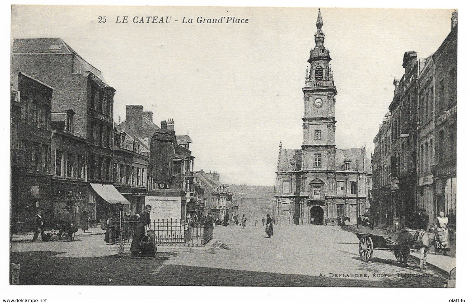 CPA 59  NORD  LE CATEAU  La Grand' Place N°25 - Le Cateau