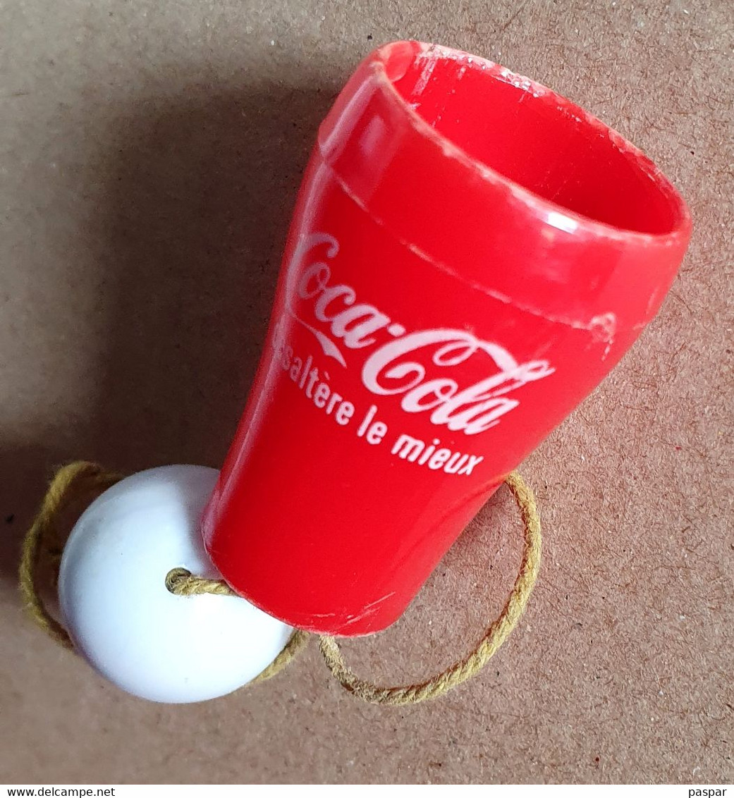 Petit Bilboquet Publicitaire Coca Cola - Jouets