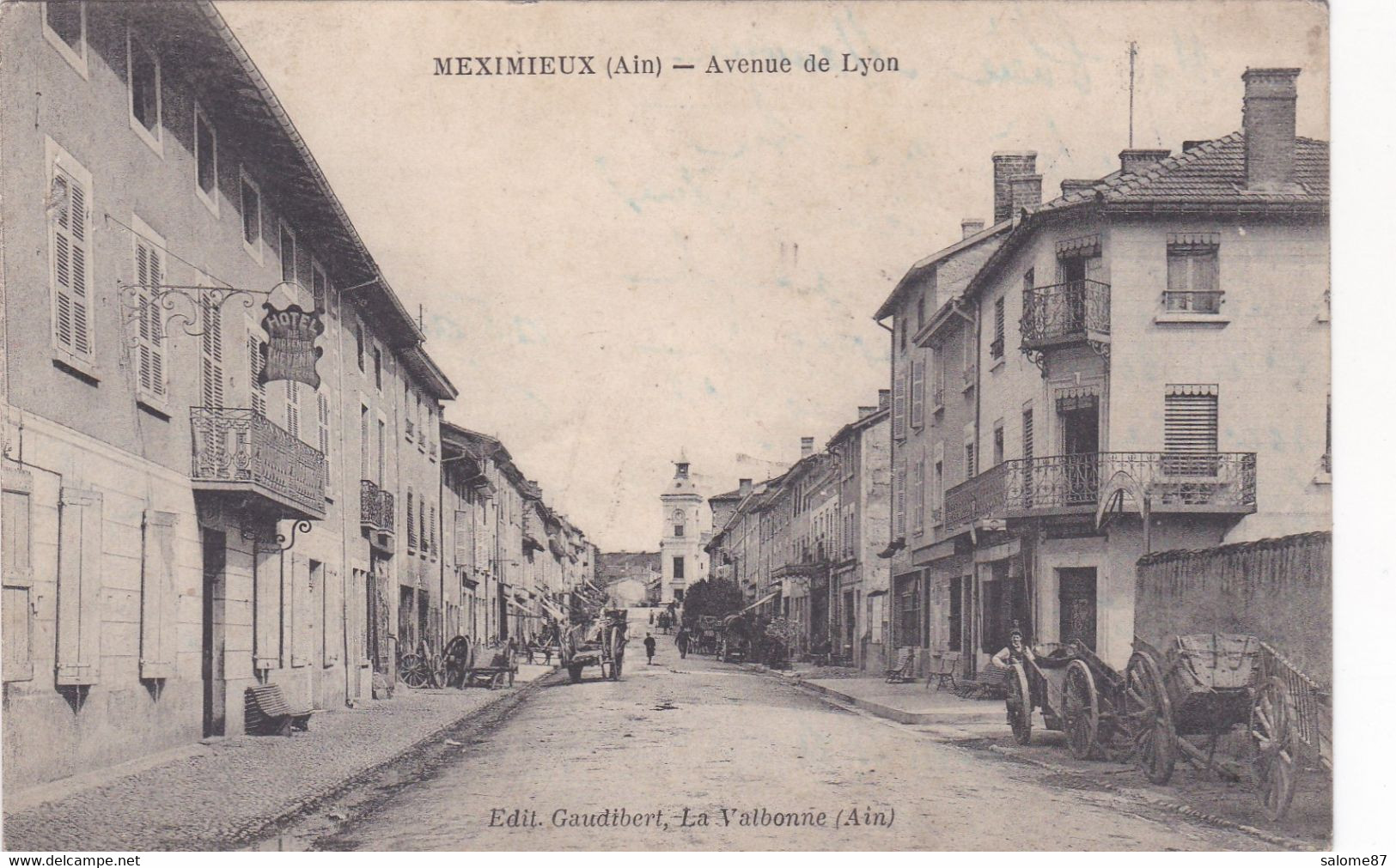 Cpa MEXIMIEUX AVENUE DE LYON - Zonder Classificatie