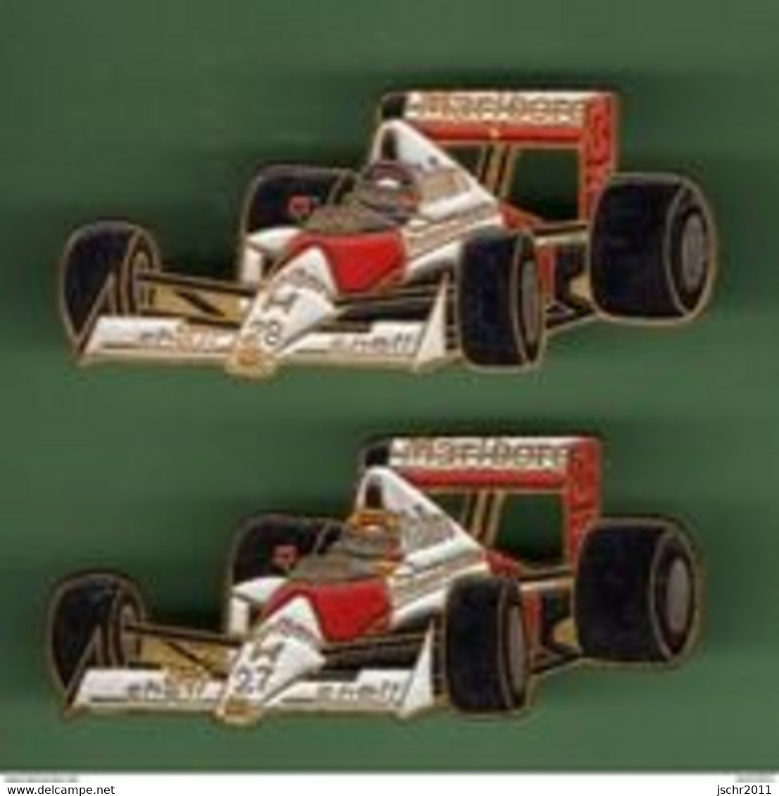 F1 HONDA *** SHELL-MARLBORO *** Lot De 2 Pin's Differents *** 5058 - Car Racing - F1