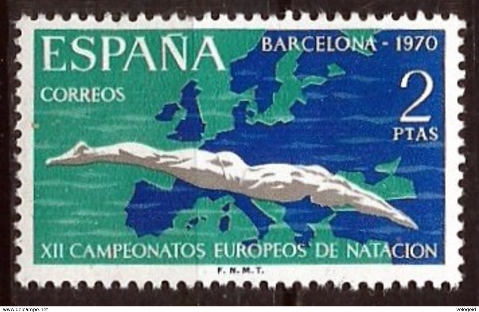 España. Spain. 1970. Campeonatos De Natacion, Saltos Y Waterpolo - Duiken