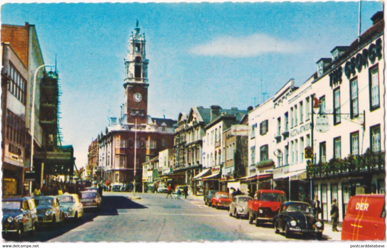 Colchester - High Street - & Old Cars - Colchester