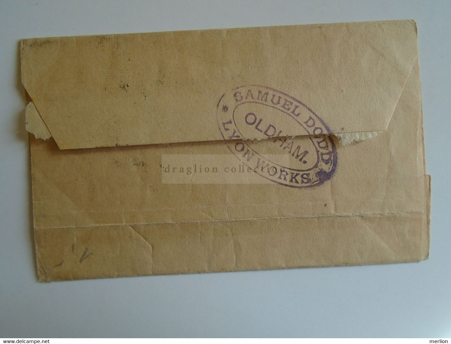 D184917  UK  Newspaper Wrapper - Oldham 1896 - Samuel Dodd Oldham -Lyon Works - Sent To  Italy  Bergamo - Covers & Documents