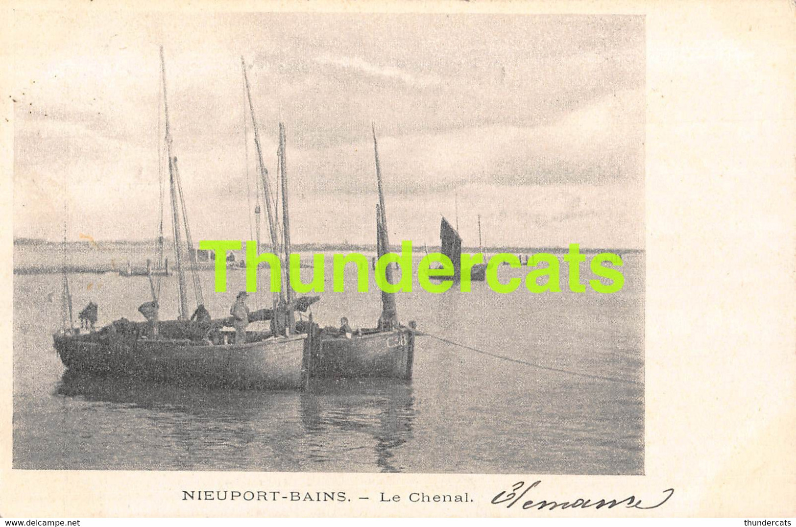 CPA NIEUWPOORT NIEUPORT BAINS LE CHENAL - Nieuwpoort