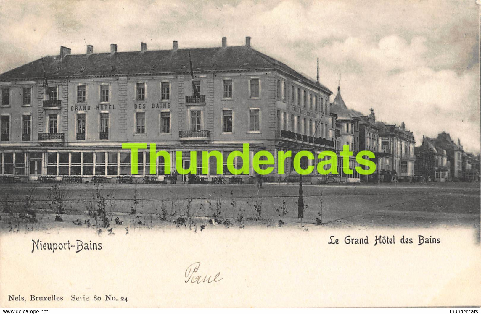 CPA NIEUWPOORT NIEUPORT BAINS LE GRAND HOTEL DES BAINS - Nieuwpoort