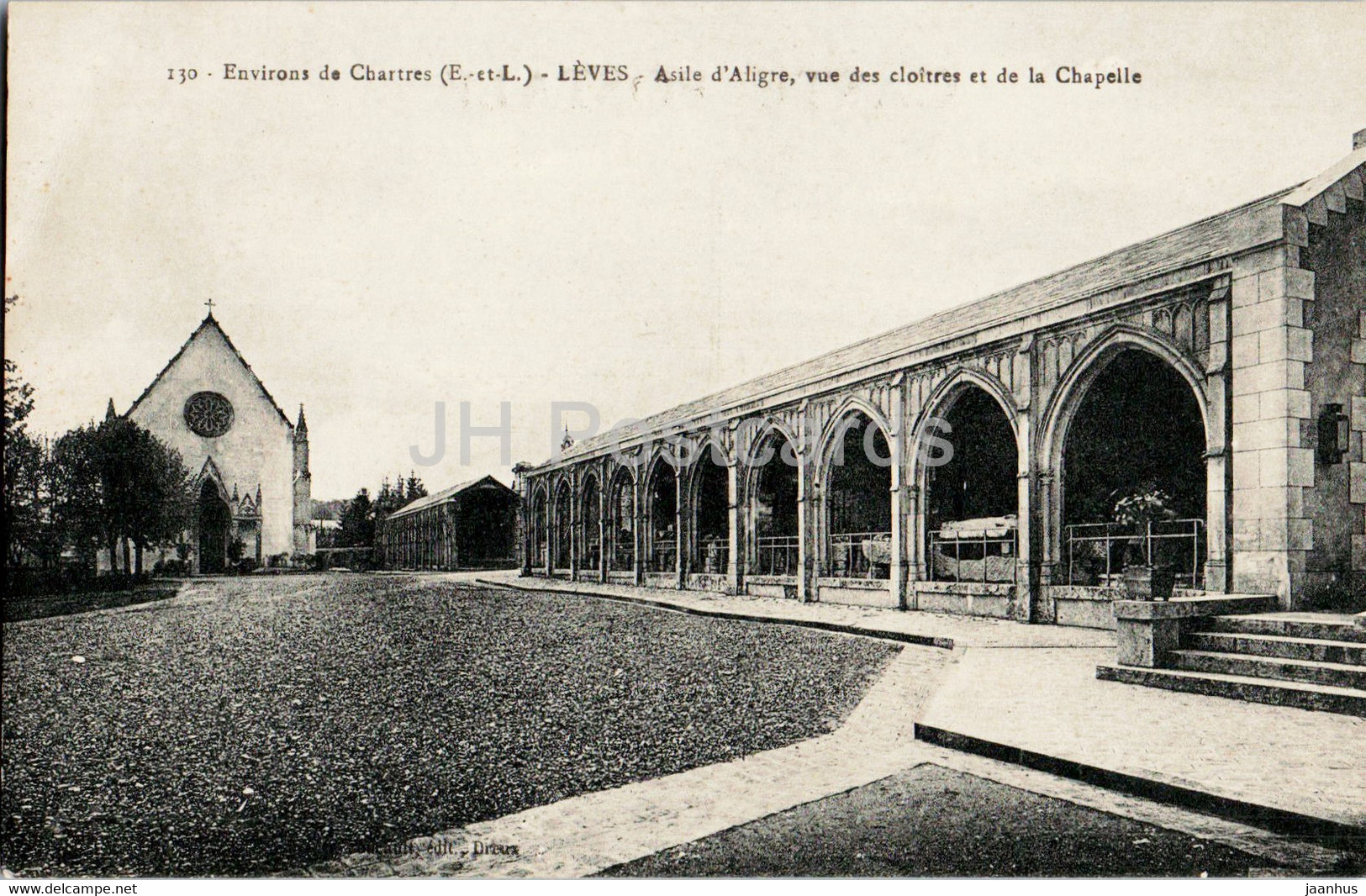 Leves - Asile D'Aligre Vue Des Cloitres Et De La Chapelle - 130 - Old Postcard - France - Unused - Lèves