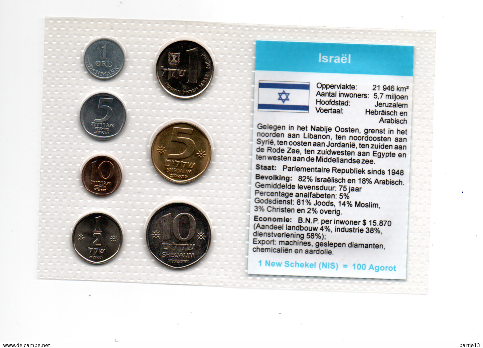 ISRAEL MUNTSET DIVERSE DENOMINATIES - Israel