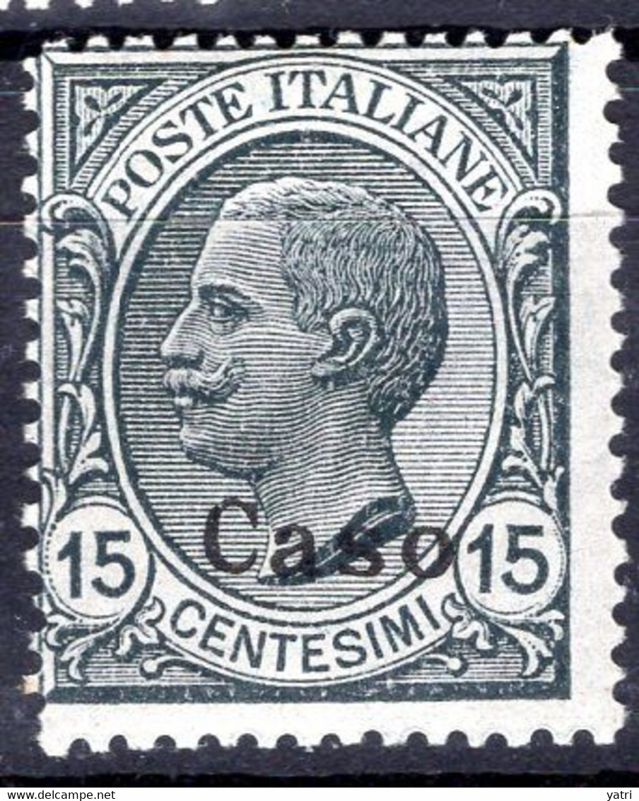 Egeo - Caso, Sass. 10, 15 Centesimi ** - Egeo (Caso)