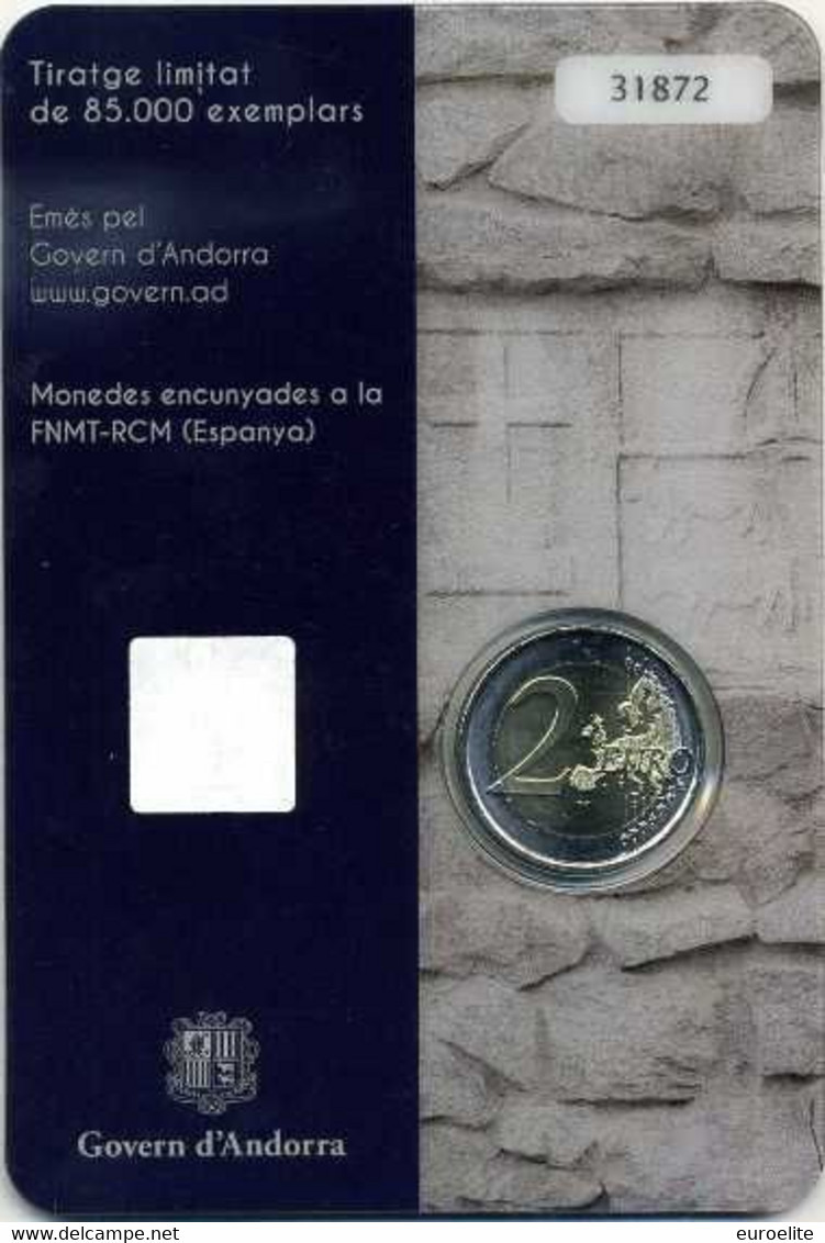 2 € Commemorativi Andorra -  2016 - “150° Anniv. Nuova Riforma Del 1866” - Andorra