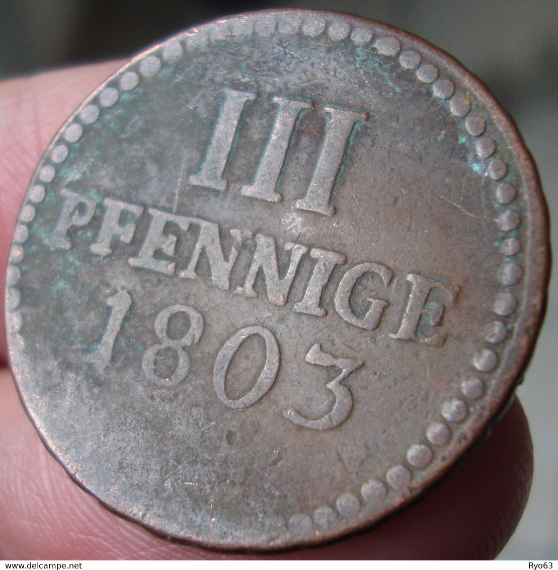 3 Pfennig 1803 Friedrich August - Taler & Doppeltaler